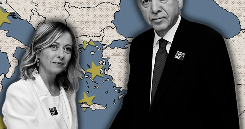 Cumhurbaşkanı Erdoğan İtalya Başbakanı Meloni ile görüştü