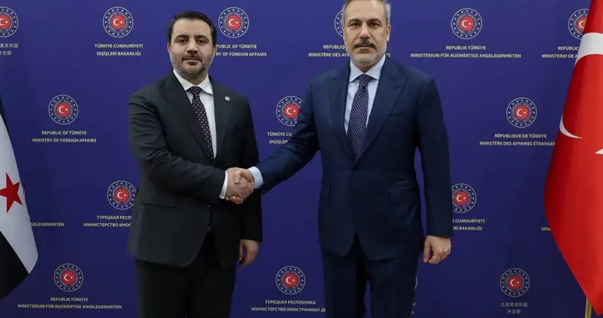 Dışişleri Bakanı Fidan Suriyeli mevkidaşı Şeybani ile görüştü