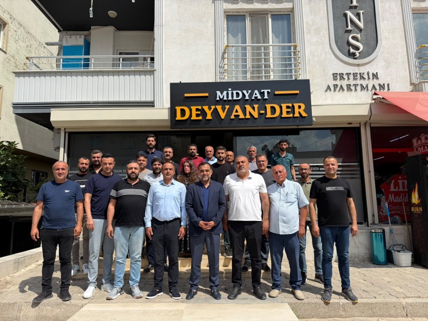 MTSO Başkan adayı Duyan'dan Midyat Deyvan Derneği’ne Ziyaret