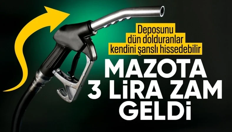 Motorine 3,10 TL zam geldi: 70 lira sınırını aştı