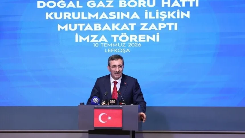 Cumhurbaşkanı Yardımcısı Yılmaz: Ülkelerimizi deniz altından bağlayacak doğal gaz hattı için çalışmaları başlatıyoruz