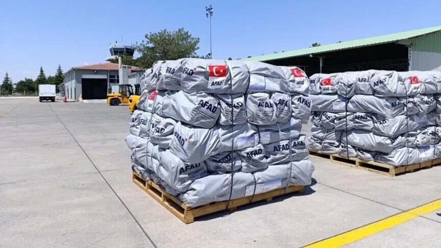 Türkiye, depremlerden etkilenen Venezuela'ya 30 ton insani yardım malzemesi gönderdi