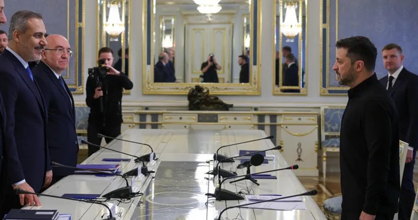 Bakan Fidan, Ukrayna Devlet Başkanı Zelenskiy ile görüştü