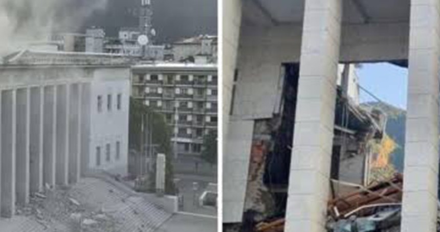 İtalya'da adliye binası çöktü: Facianın eşiğinden dönüldü