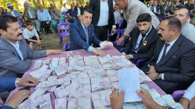 Şırnak'ta iki gün iki gece süren düğünde 6 milyon liralık takı takıldı