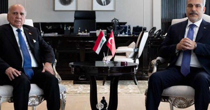 Dışişleri Bakanı Fidan, Iraklı mevkidaşı Hüseyin ile görüştü