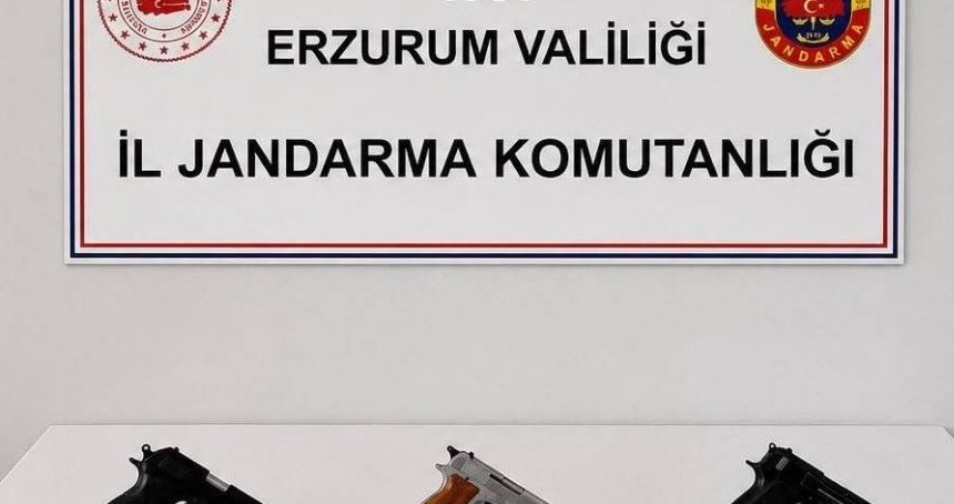 Erzurum'da düğün konvoyunda havaya ateş açan 4 şüpheli gözaltına alındı