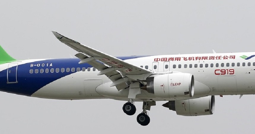 Çin'in yerli yolcu uçağı C919 ilk uluslararası ticari uçuşunu gerçekleştirecek