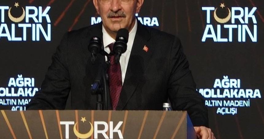 Cumhurbaşkanı Yardımcısı Yılmaz: Ağrı'daki altın madeninde ilk 5 yılda 17 ton altın üretilecek