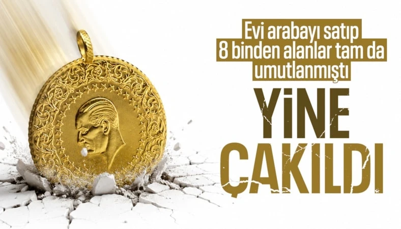 Altında düşüş sürüyor
