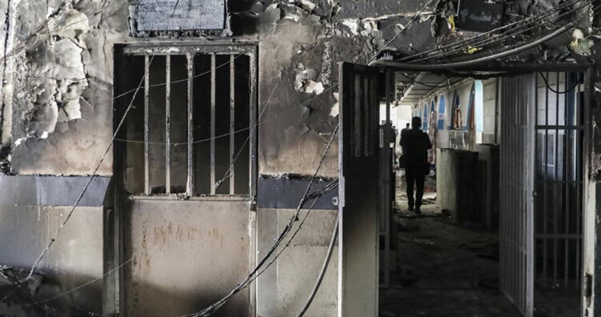 Ayn el-Arab Cezaevi’nde yangın: 7 ölü, onlarca yaralı