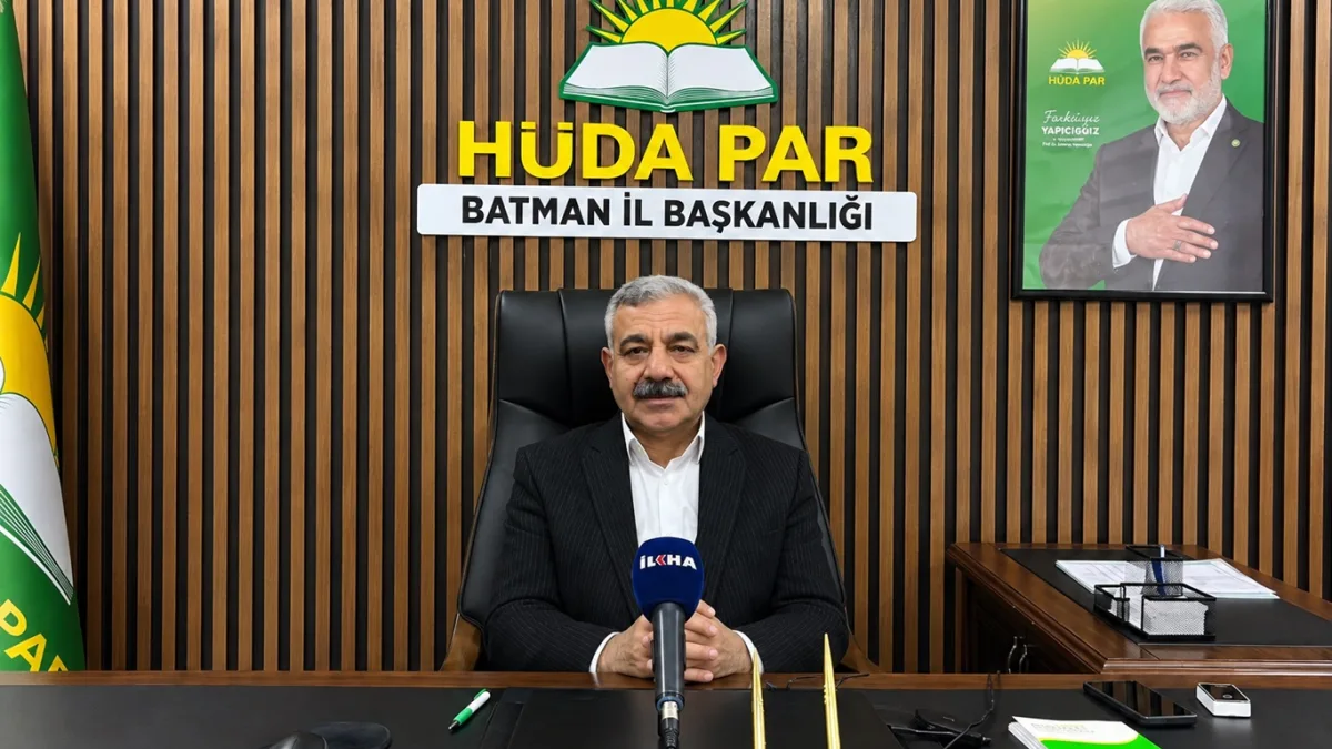 HÜDA PAR Batman İl Başkanı Şahin’den Kongreye Davet!