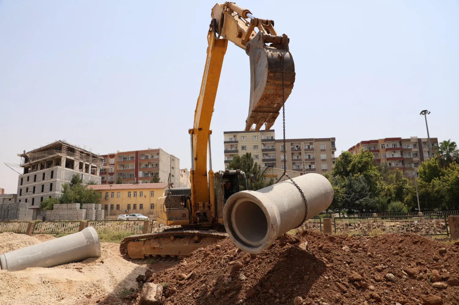 Kızıltepe’de 50 Yıllık Atıksu Hattı Yenilendi