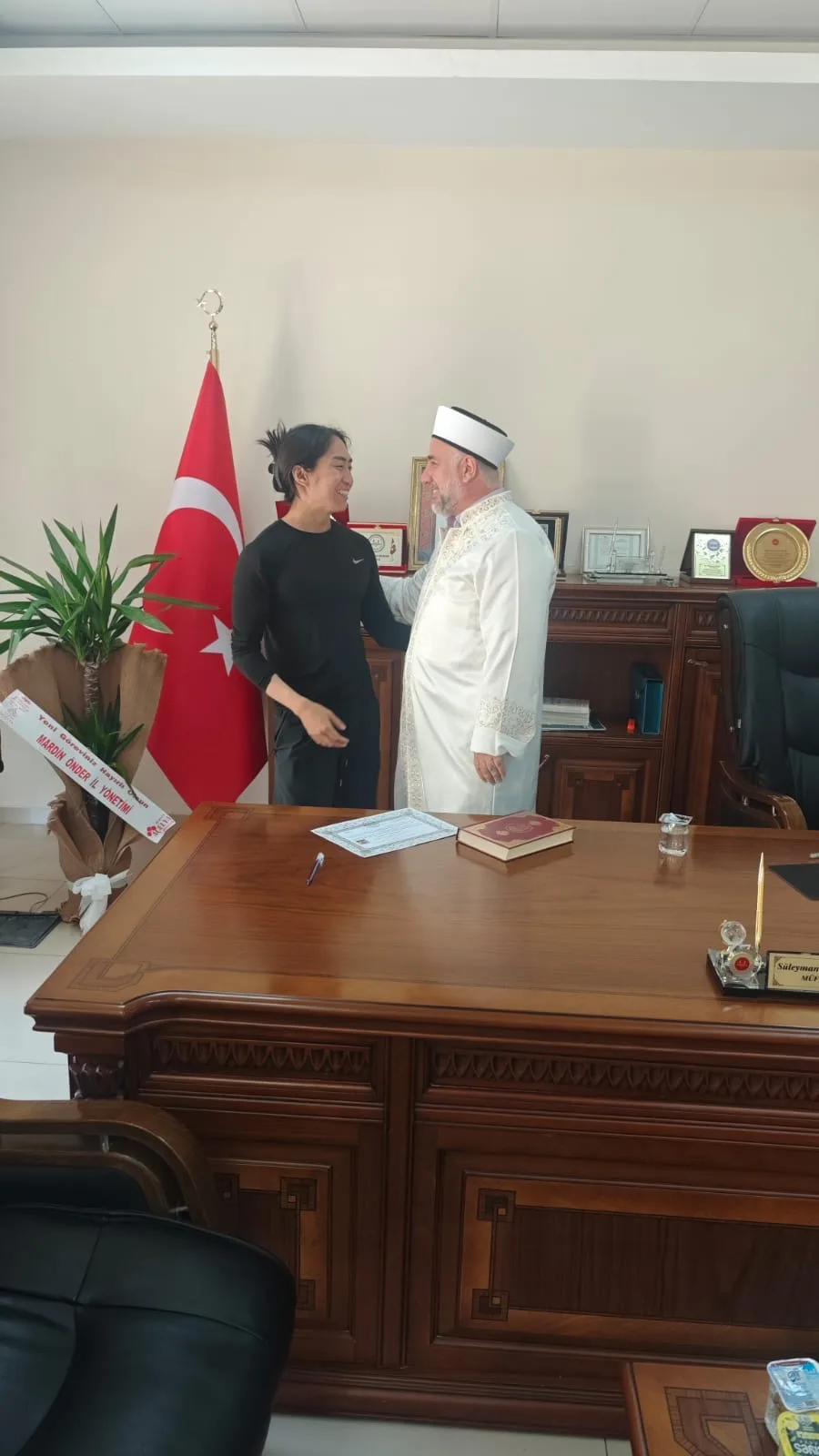 Mardin’e Gezmeye Geldi, İslam’ı Seçerek Abdullah İsmini Aldı