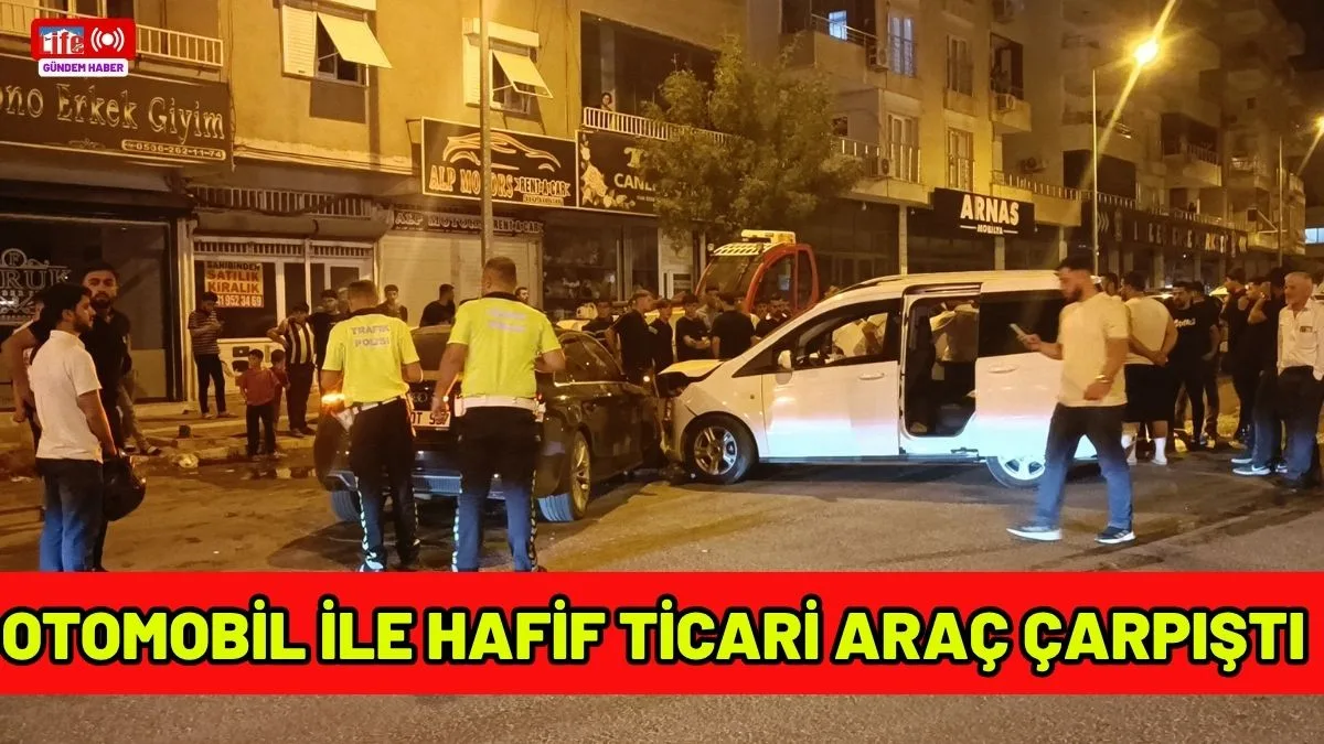 Mardin'de otomobil ile hafif ticari araç çarpıştı
