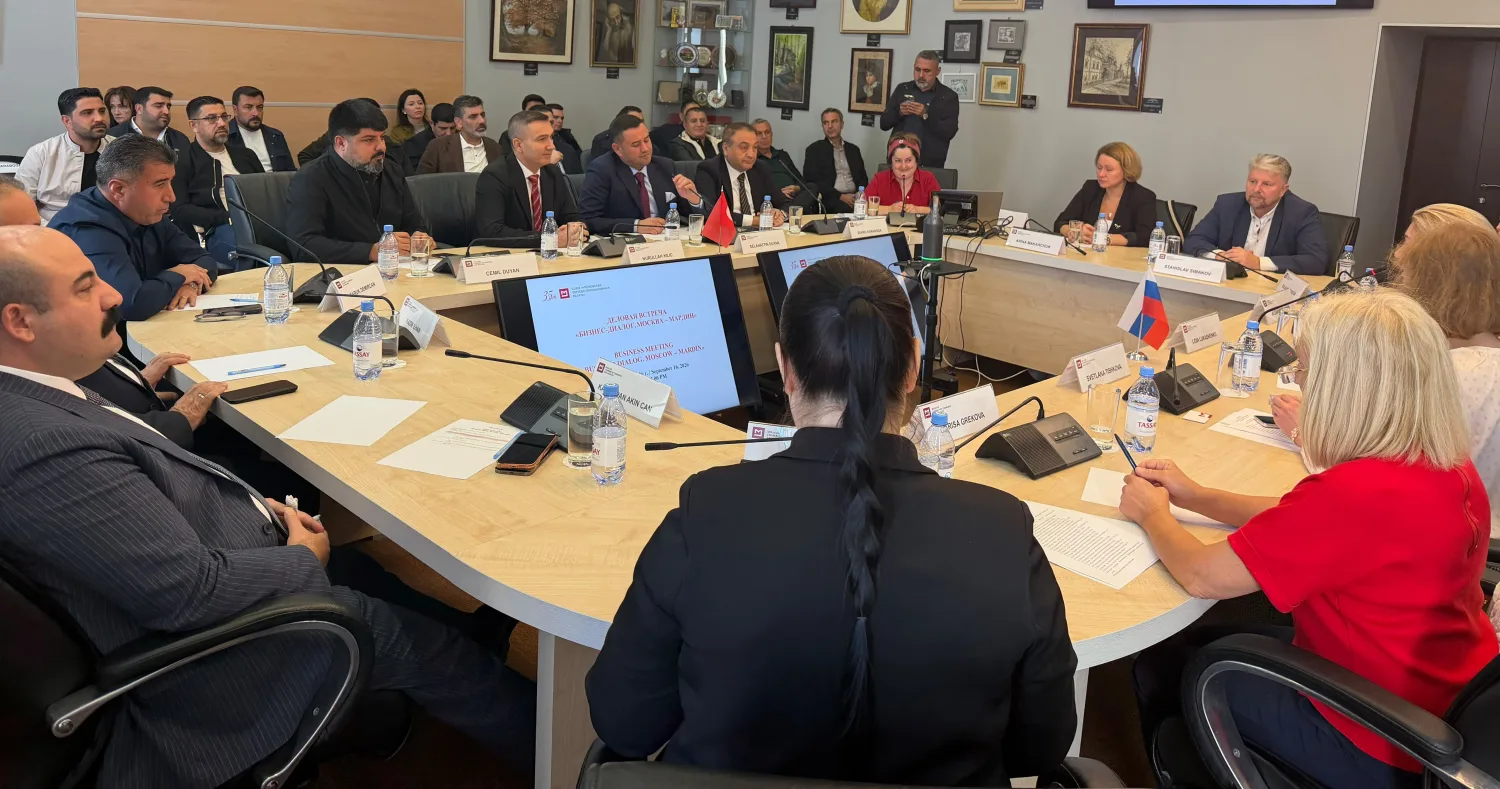 OSB Heyeti, Moskova Büyükelçisi Tanju Bilgiç'i ziyaret etti