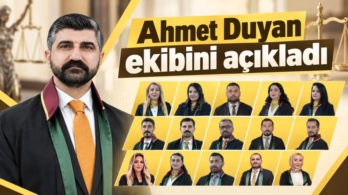 Ahmet Duyan ekibini açıkladı