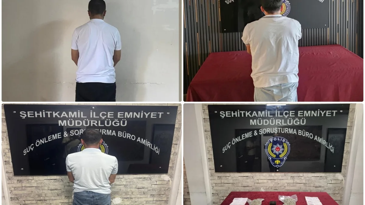Gaziantep'te 3 şüpheli yakalandı