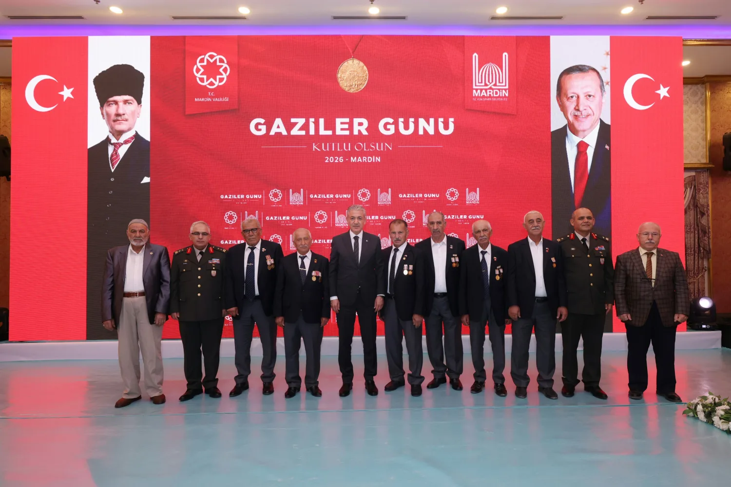 Mardin’de Kahraman Gaziler ve Aileleri Onuruna Program Düzenlendi