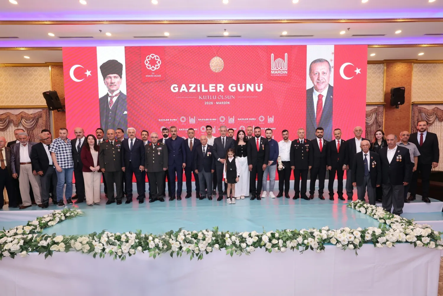 Mardin’de Kahraman Gaziler ve Aileleri Onuruna Program Düzenlendi