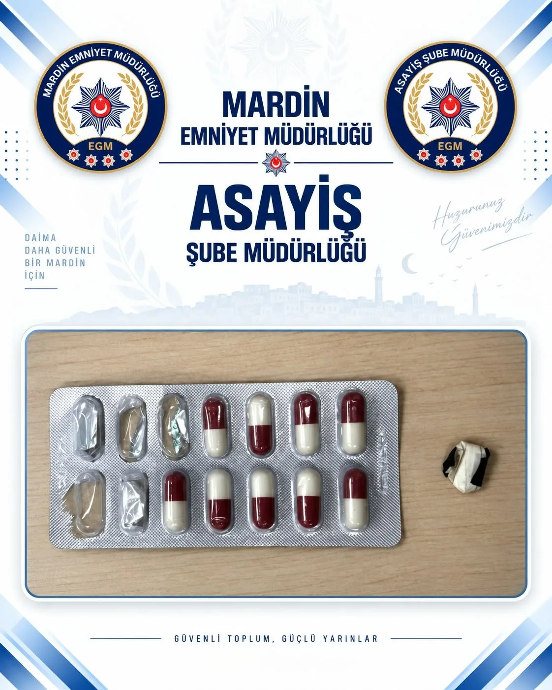 Artuklu’da uyuşturucu operasyonu: 3 şüpheli hakkında işlem başlatıldı