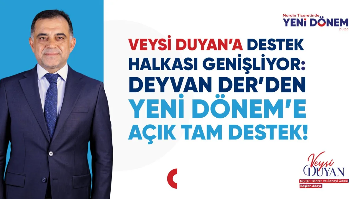DEYVAN-DER’DEN VEYSİ DUYAN’A AÇIK DESTEK