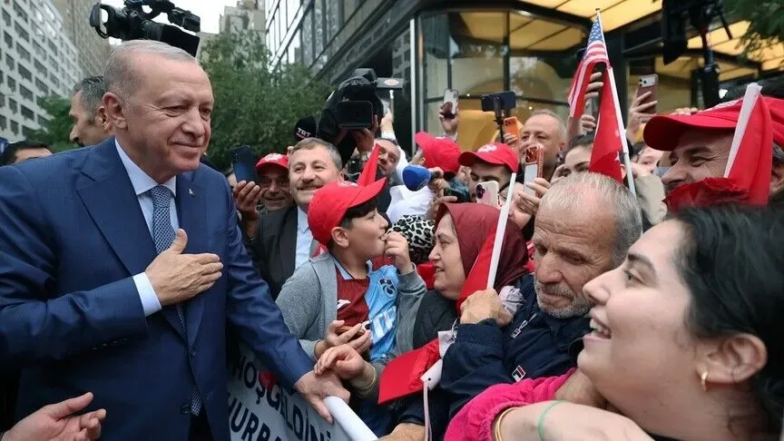 Cumhurbaşkanı Erdoğan, BM 81. Genel Kurulu'na katılmak üzere ABD'ye ulaştı