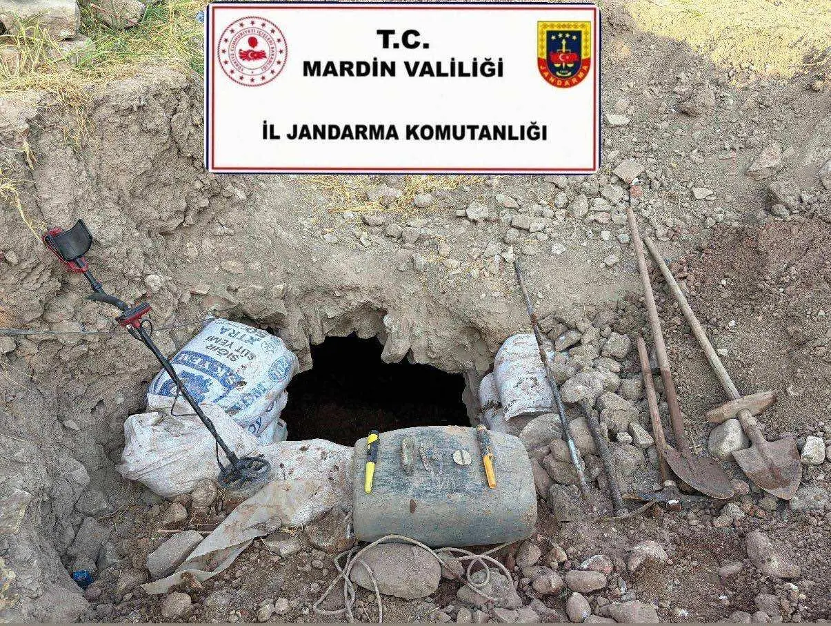 Mardin’de Tarihi Eser Kaçakçılığı Operasyonu