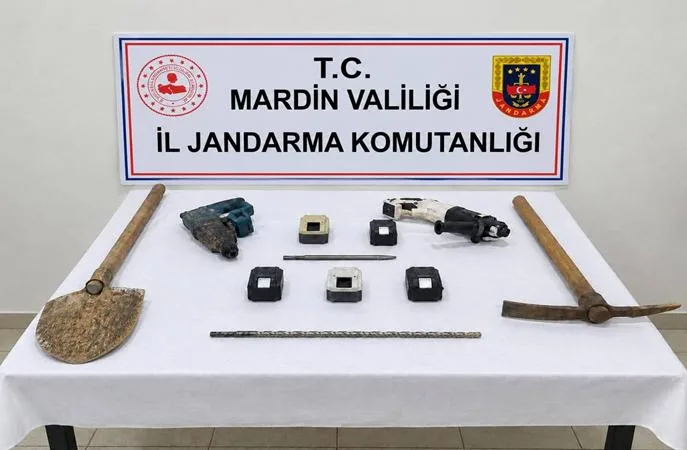 Mardin’de Tarihi Eser Kaçakçılığı Operasyonu