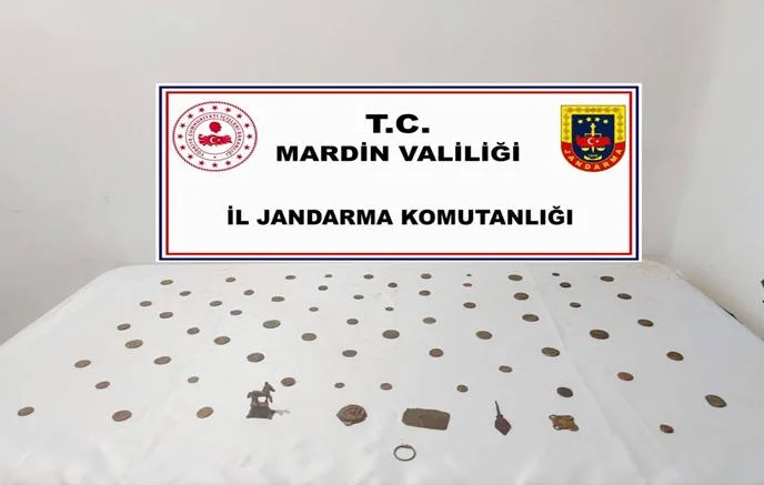 Mardin’de Tarihi Eser Kaçakçılığı Operasyonu
