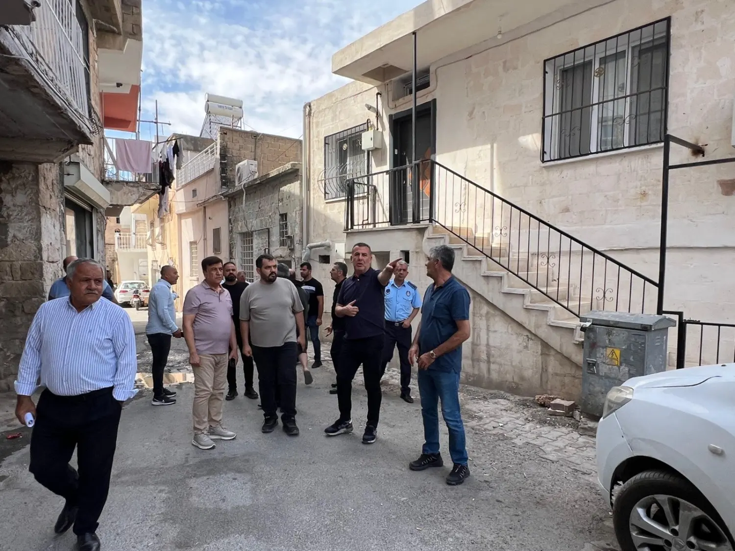Asfalt çalışması için hazırlıklar başladı