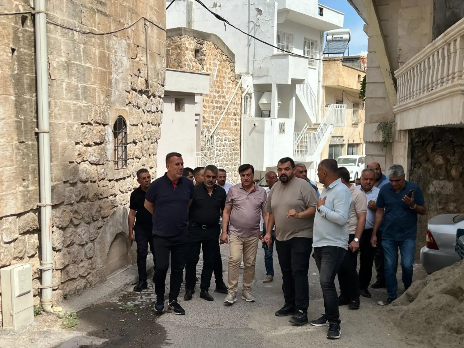 Asfalt çalışması için hazırlıklar başladı