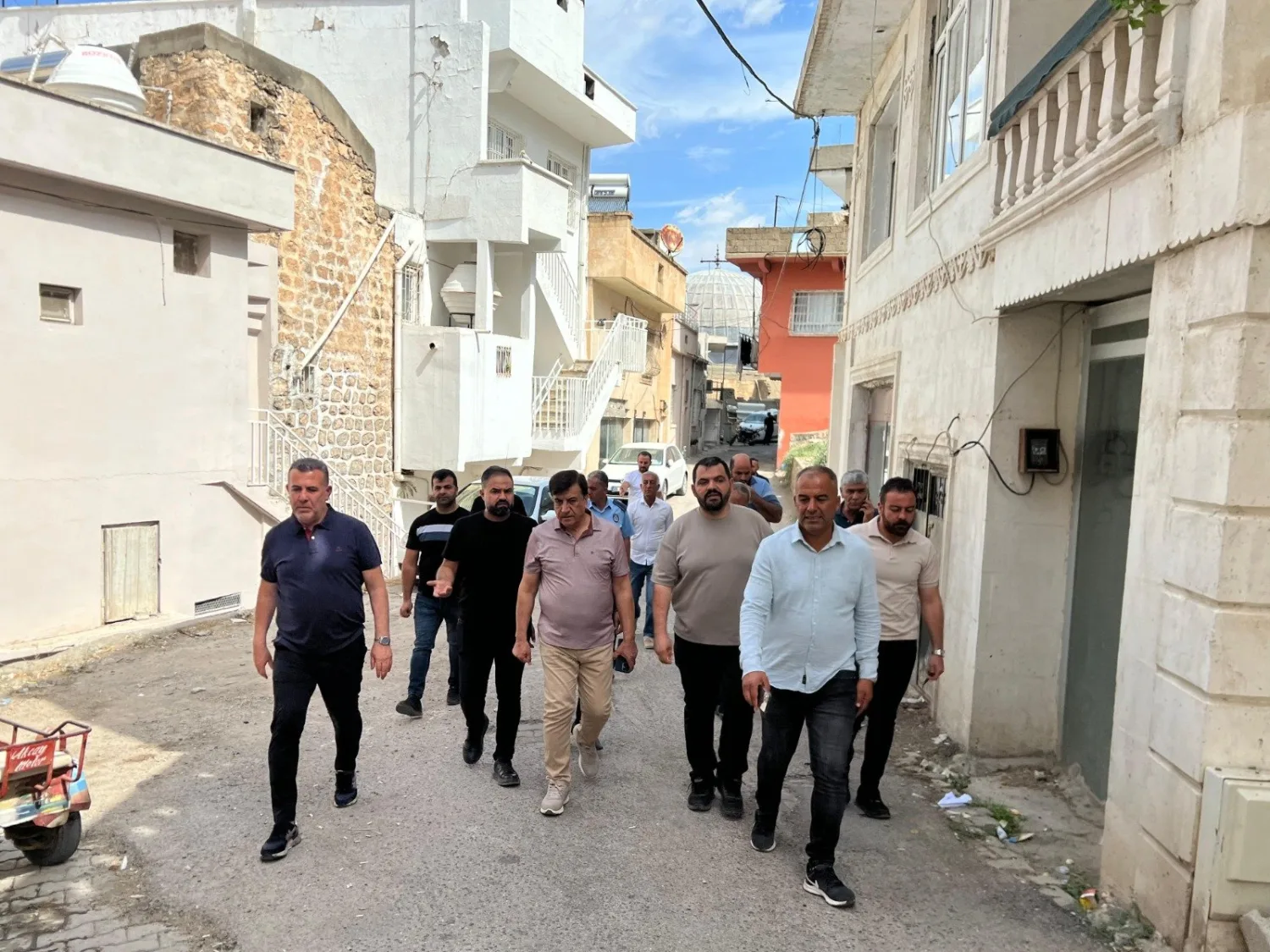 Asfalt çalışması için hazırlıklar başladı