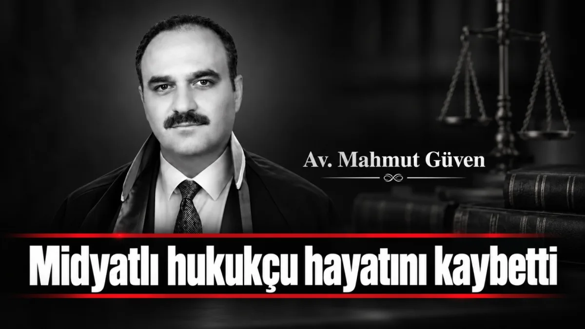 Midyatlı hukukçu hayatını kaybetti