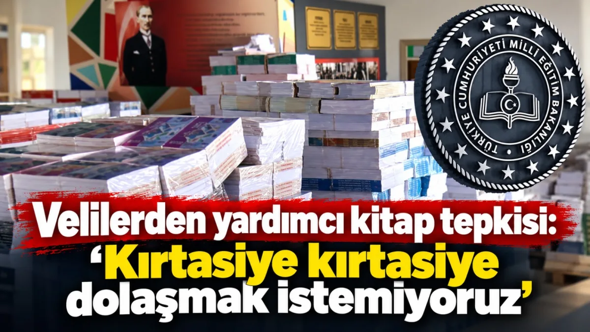 Velilerden yardımcı kitap tepkisi: “Kırtasiye kırtasiye dolaşmak istemiyoruz”