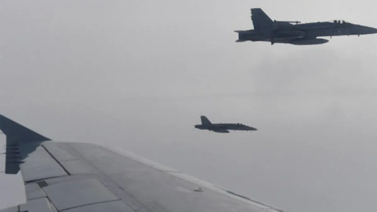 Finlandiya ve İsveç uçakları Rus tehdidine karşı birlikte uçtu