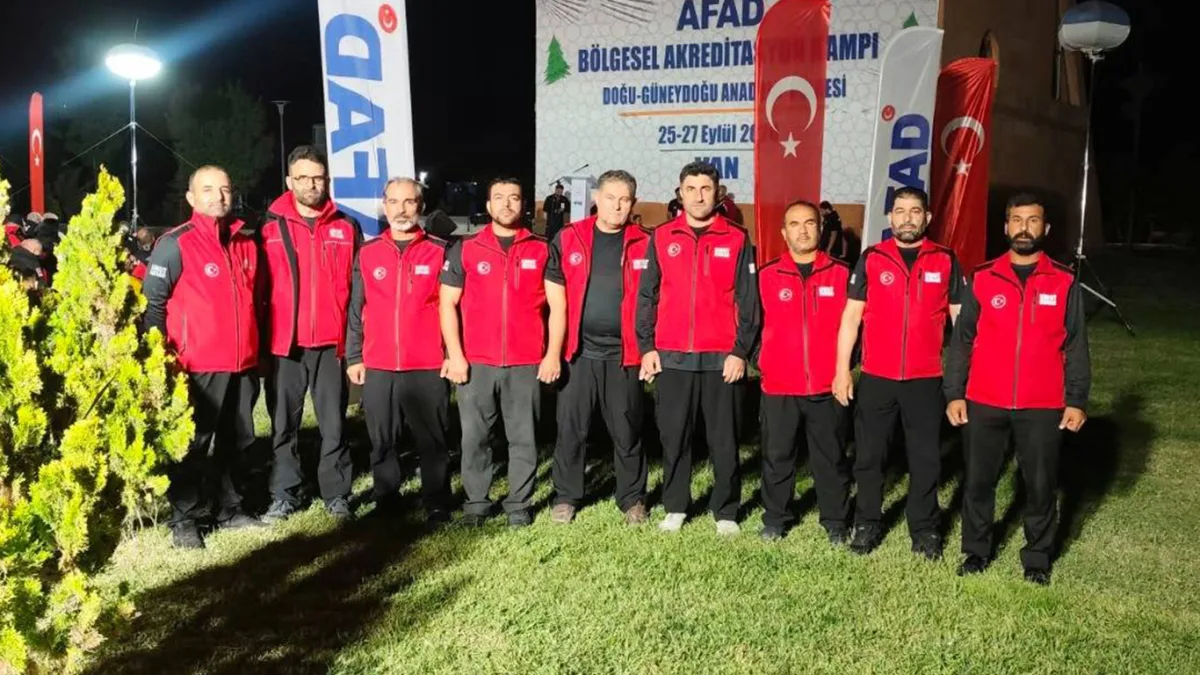 Şanlıurfa Umut Kervanı personeli AFAD'ın akreditasyon kampına katıldı