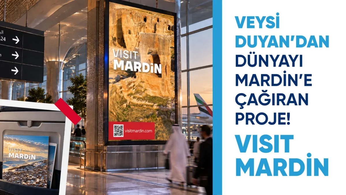 VEYSİ DUYAN’DAN DÜNYAYI MARDİN’E ÇAĞIRAN PROJE: VISIT MARDİN