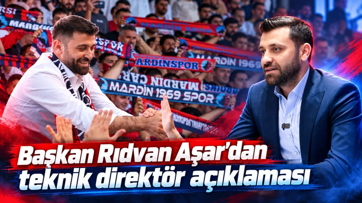 Başkan Rıdvan Aşar'dan teknik direktör açıklaması