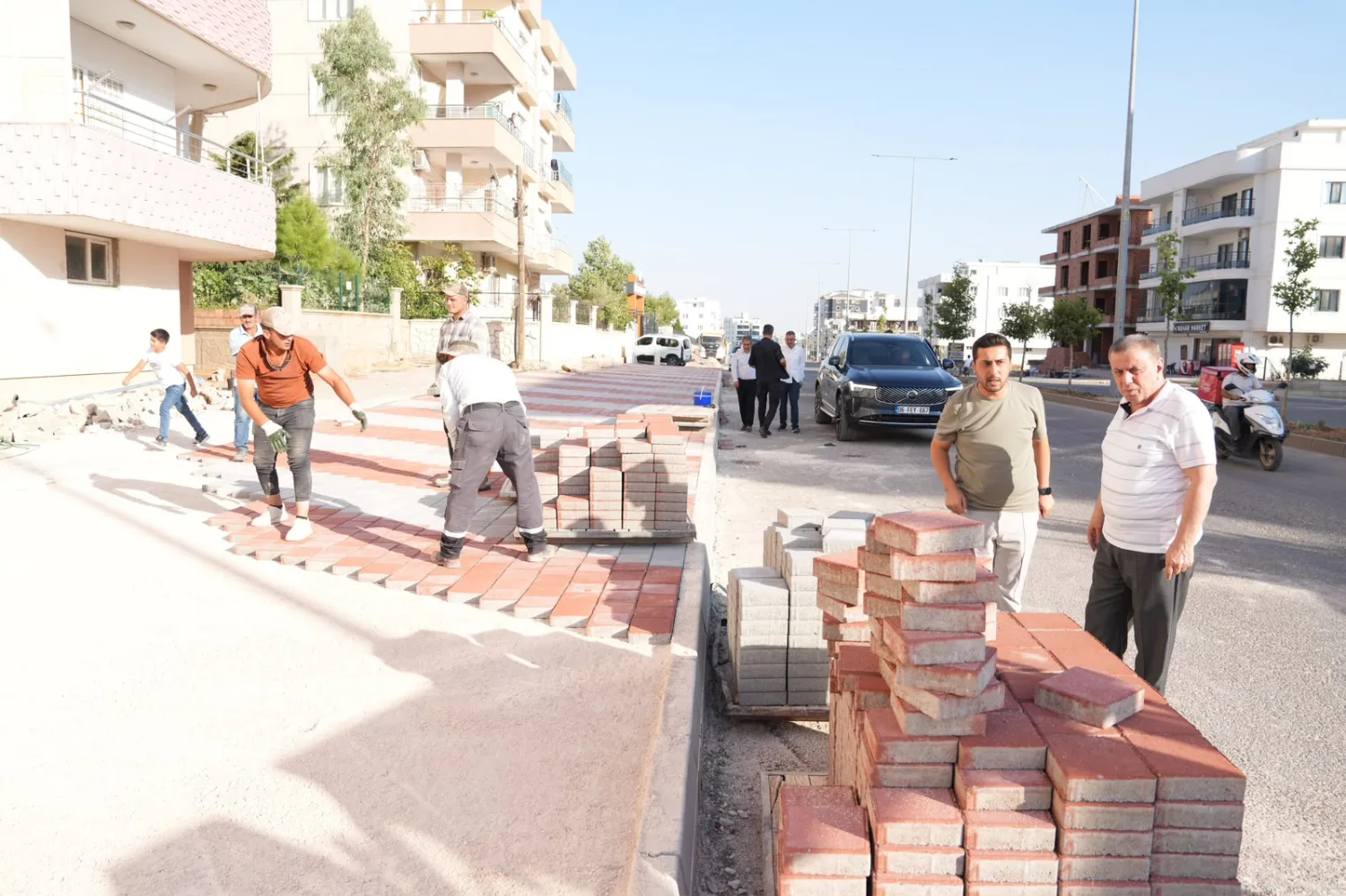 Başkan Şahin, Bahçelievler Mahallesi’ndeki Çalışmaları Yerinde İnceledi
