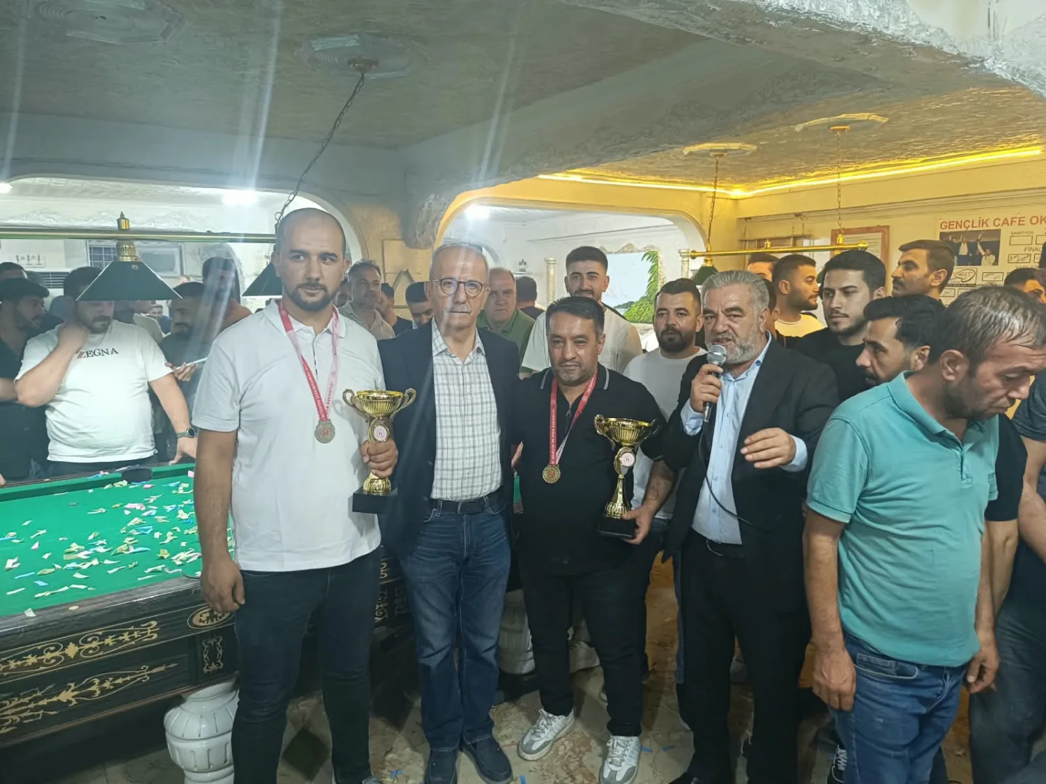 Kızıltepe’de Bilardo Turnuvası Finali Şölen Havasında Gerçekleşti