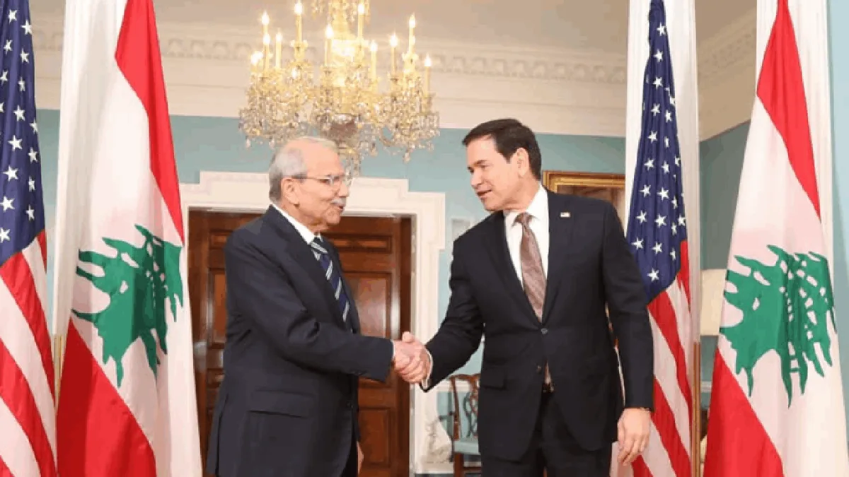 Lübnan Başbakanı Salam Washington'da Rubio ile görüştü
