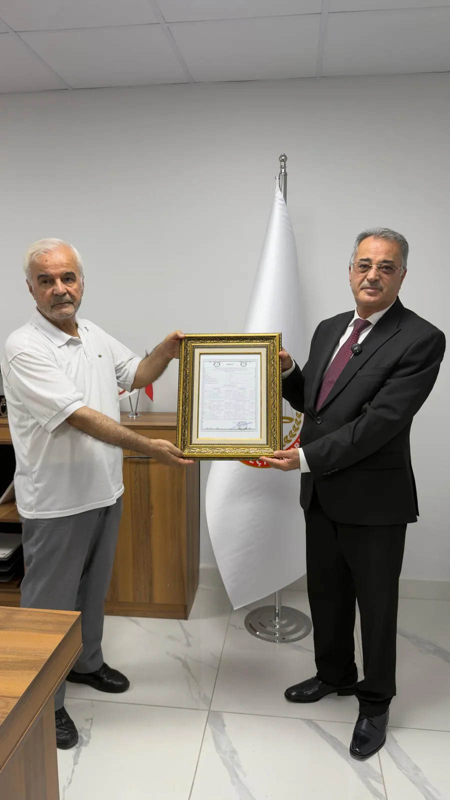 Başkan Nasır Öztap mazbatasını aldı, işte ilk sözleri