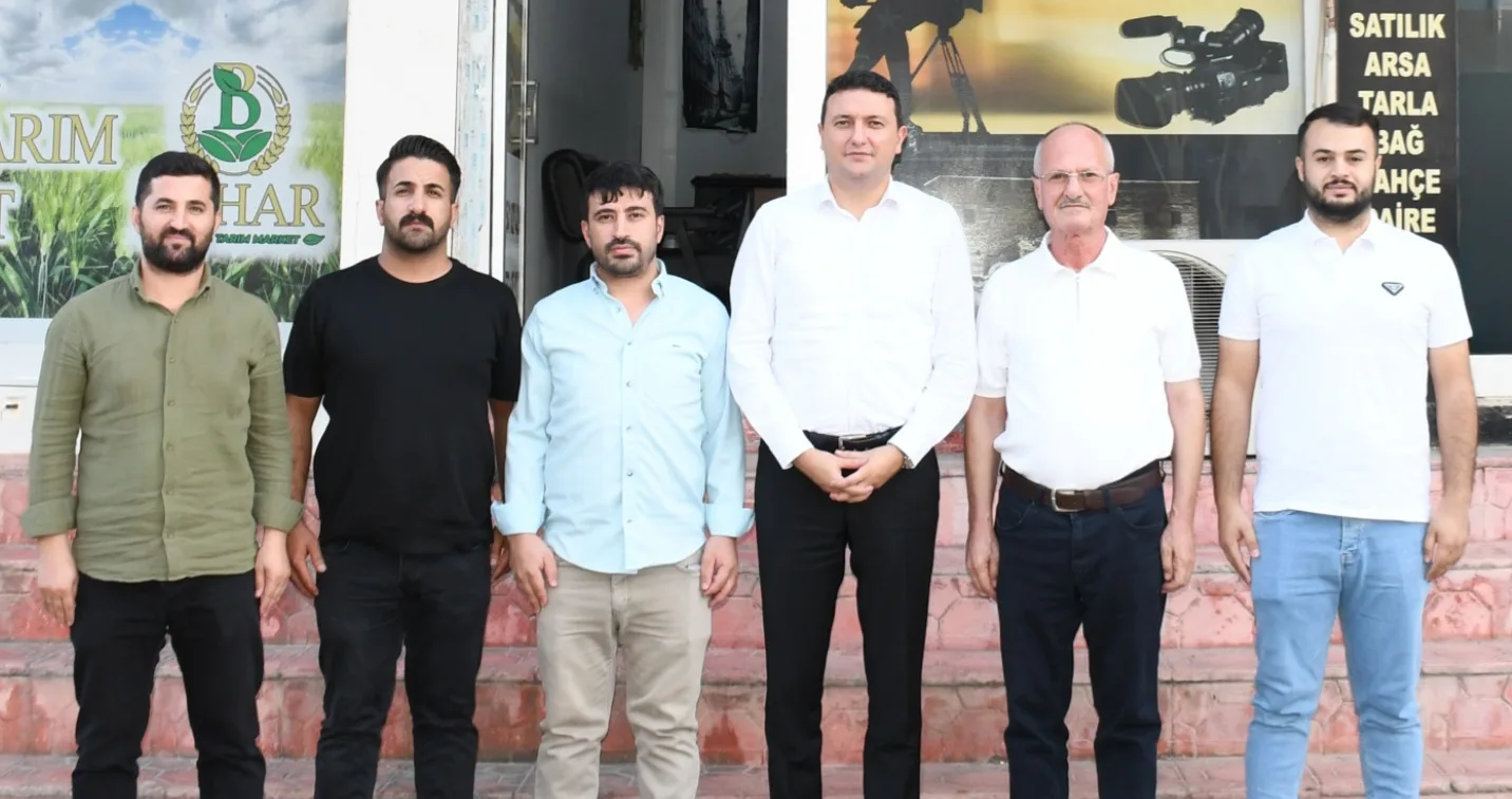 Kaymakam Temurci, Nusaybin Gazeteciler Cemiyeti Derneği’ni ziyaret etti