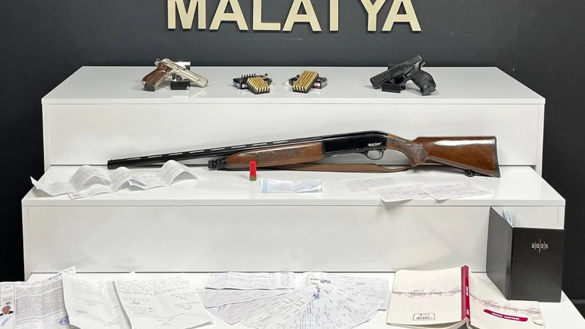 Malatya'da tefecilik operasyonu: 13 gözaltı