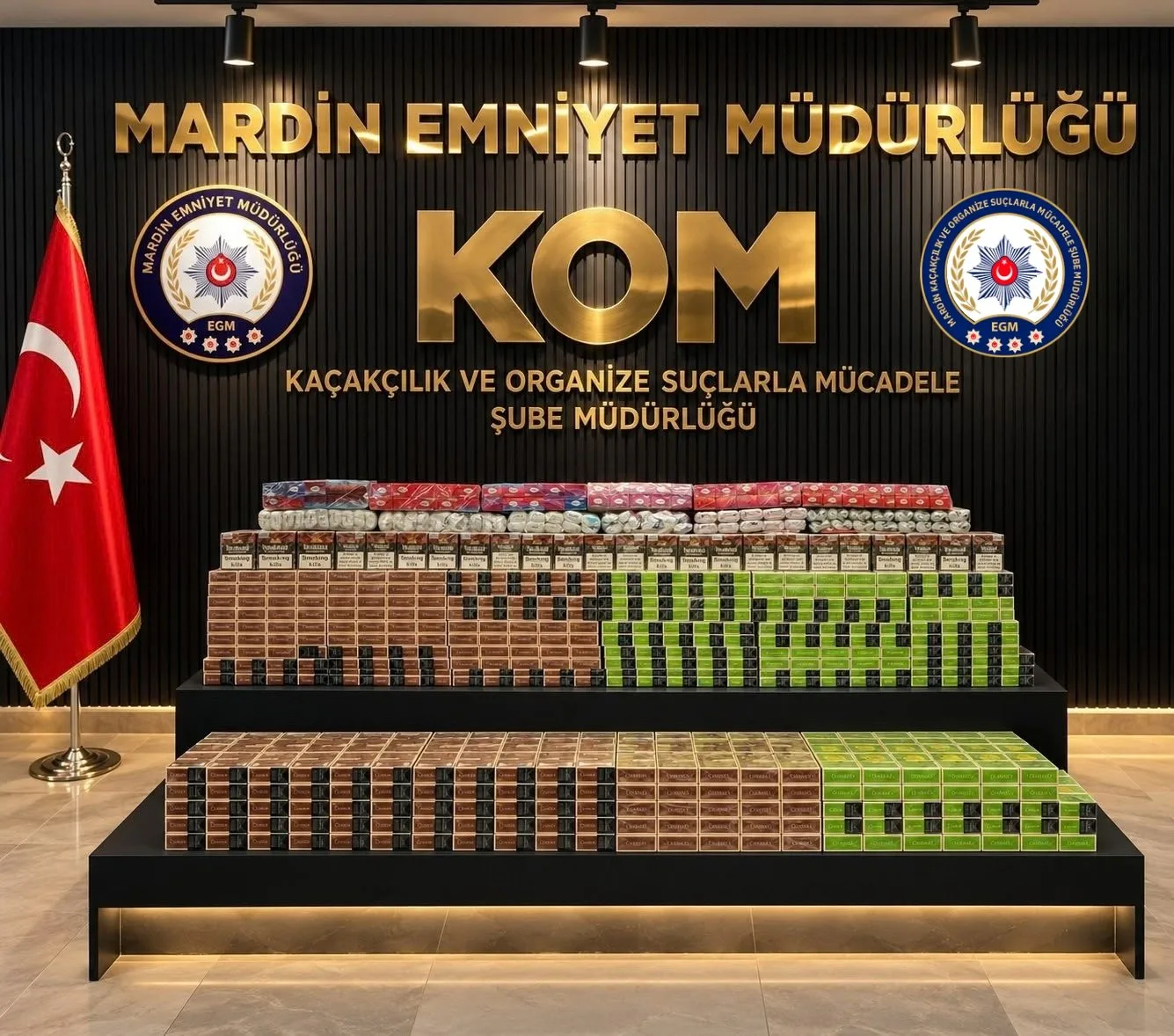 Mardin'de kaçakçılık operasyonu