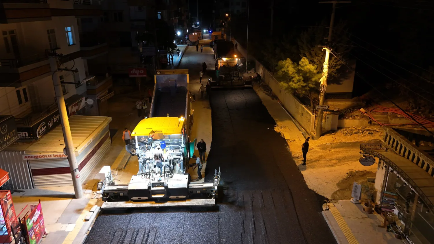 Asfalt çalışmaları sürüyor