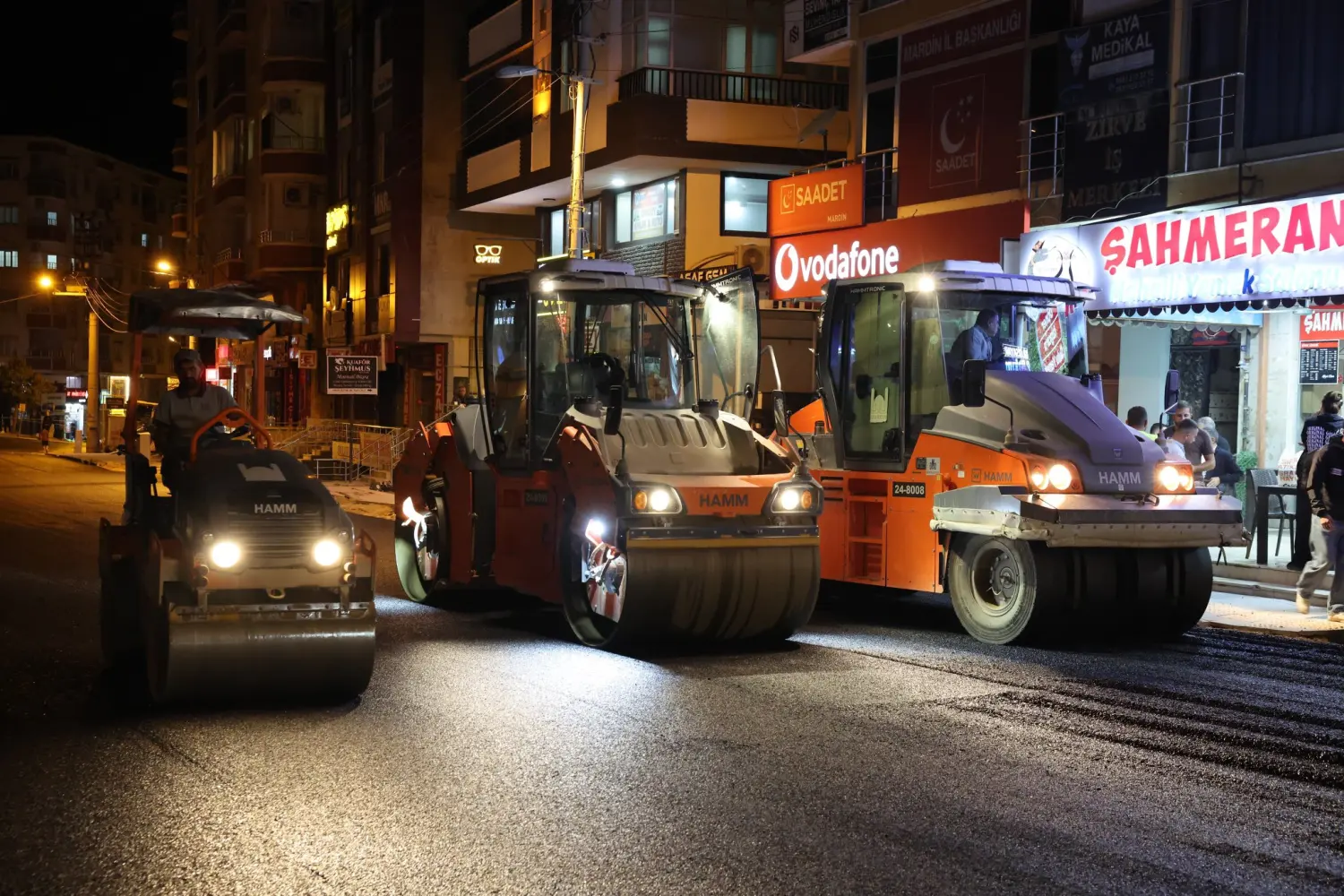 Asfalt çalışmaları sürüyor