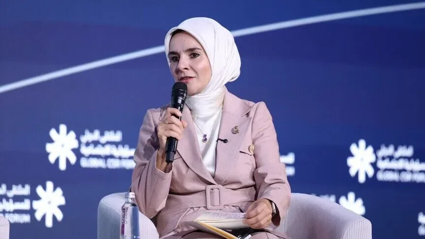 Bakan Göktaş, Riyad'daki "Uluslararası Sosyal Sorumluluk Forumu"nda konuştu