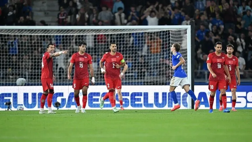 A Milli Futbol Takımı, İtalya'ya 3-1 yenildi